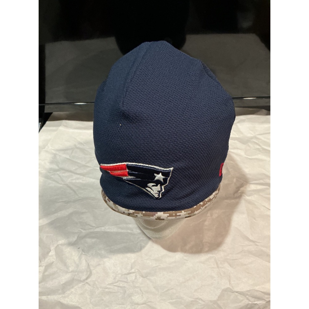 New England Patriots New Era Salute to Service Beanie Hat Navy Blue Camo‎ NFL